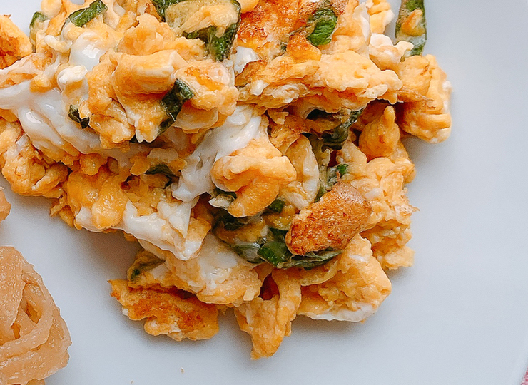 和風スクランブルエッグ