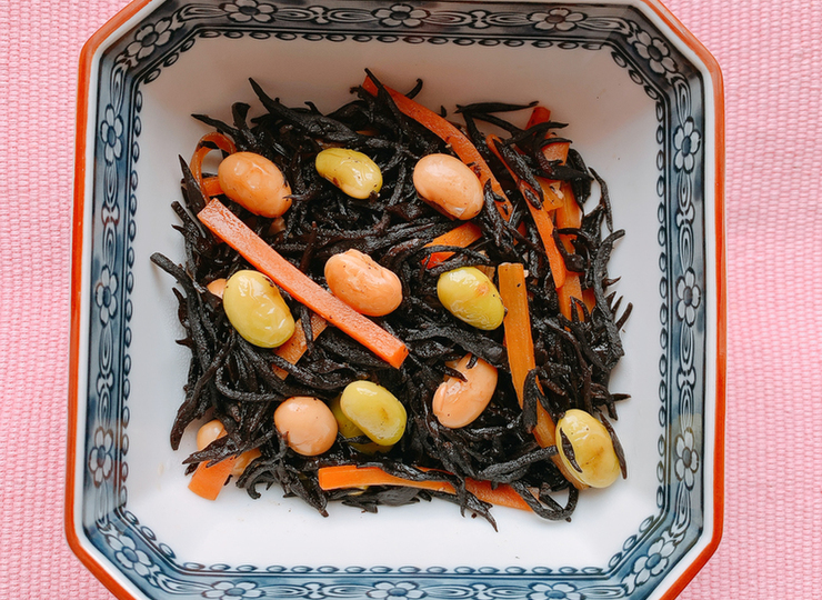 たんぱく質がとれる ひじきの煮物