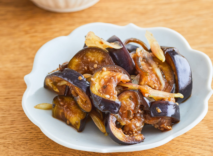 なすとみょうがの浅漬け