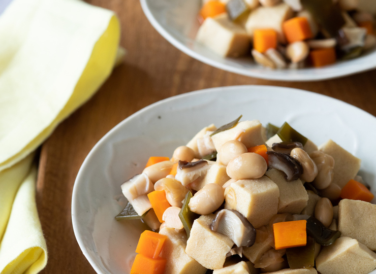 調味料ひとつでできる 五目豆