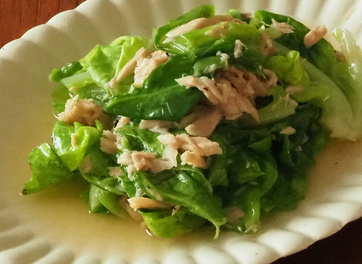 電子レンジでツナとキャベツのさっと煮