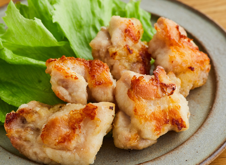 揚げない 鶏の塩から揚げ