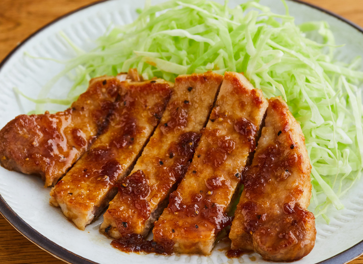 脂質を抑えたトンテキ