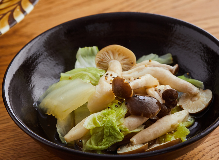 しめじと白菜の洋風おひたし