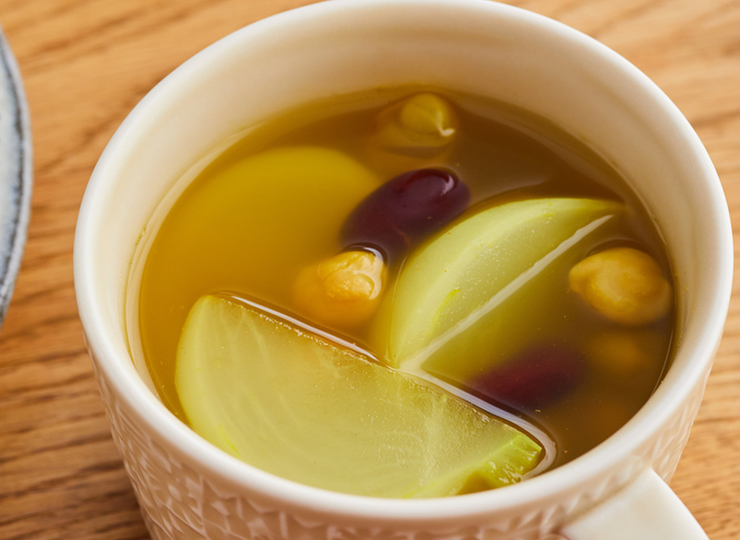 かぶとビーンズのカレースープ