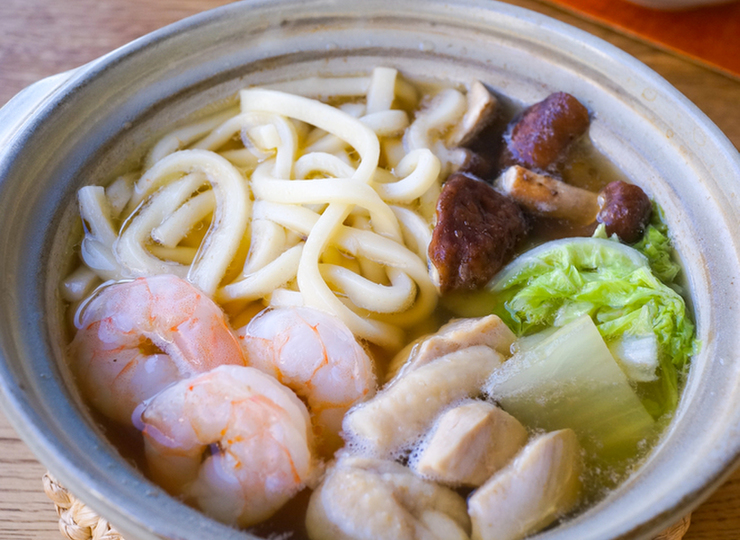 うま味の効いた うどんすき