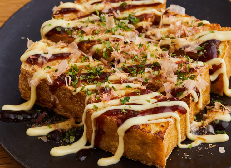 焼くだけ簡単 厚揚げのお好み焼き風