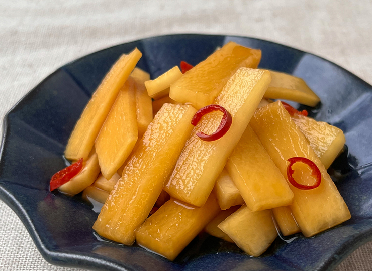 大根の皮でぽりぽり漬け