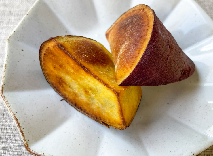 素材味わう さつまいもの素揚げ