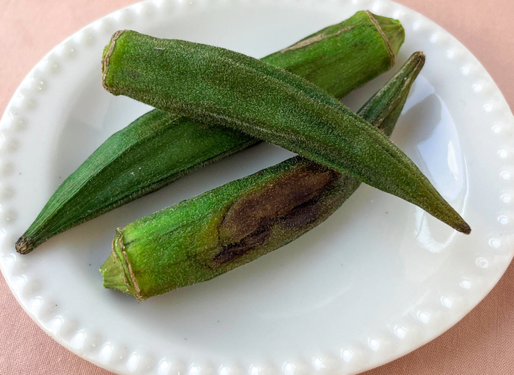 素材味わう オクラの素焼き