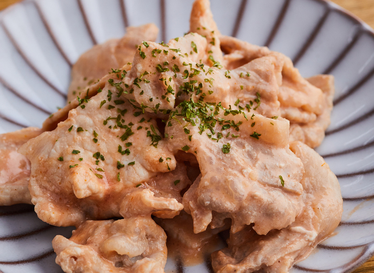 たんぱく質アップ 豚肉のオーロラソースあえ