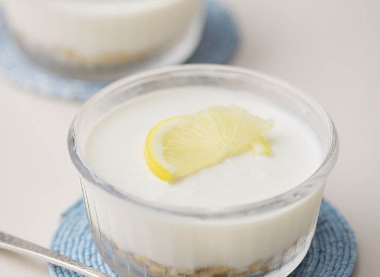 オートミールで レアチーズケーキ風