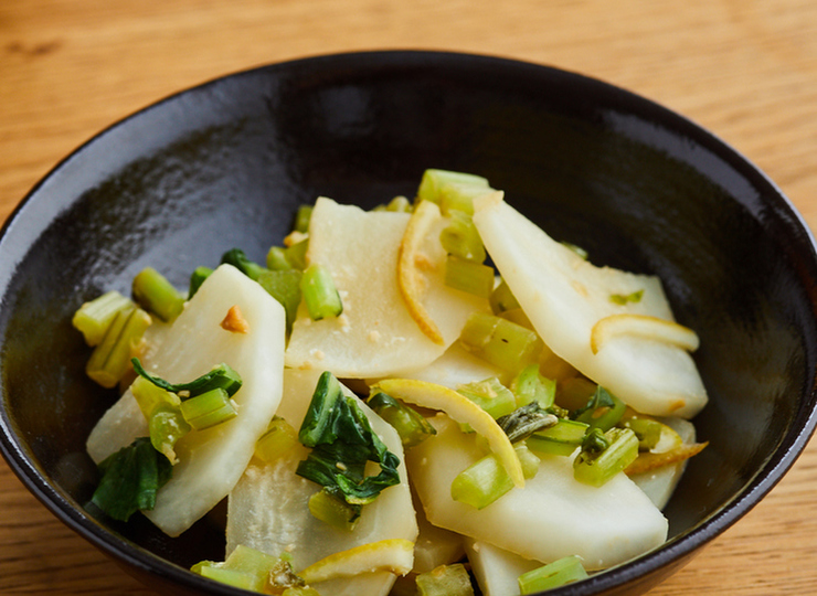 かぶのゆずみそあえ