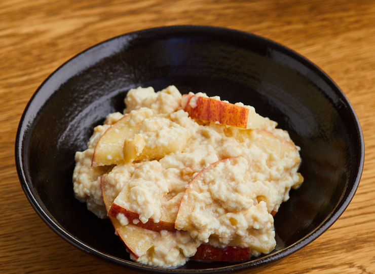 りんごとナッツの白あえ