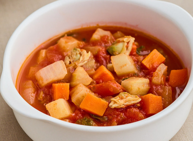 あさりの和風ミネストローネ