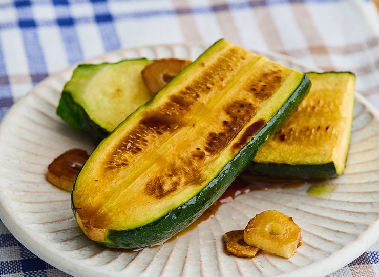 ズッキーニのステーキ