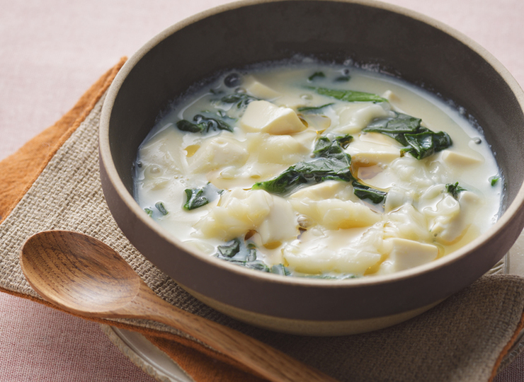 包まない ワンタンと豆腐のおかずスープ