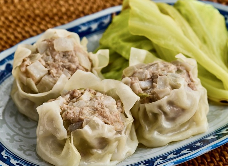 フライパンでれんこんシュウマイ