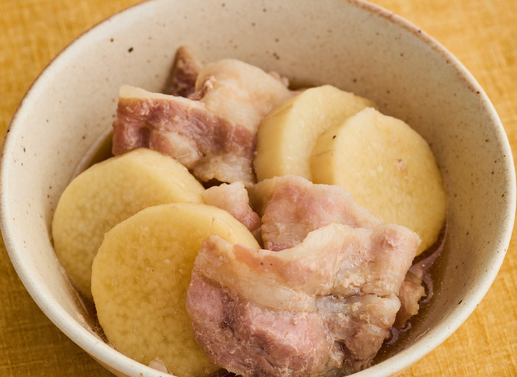 長いもと豚肉のほったらかし煮