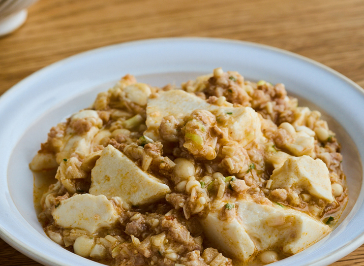 市販の素で 麻婆豆腐