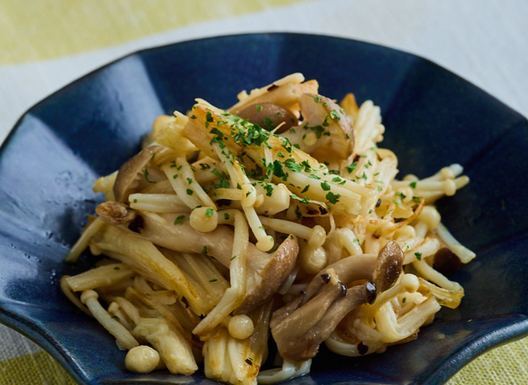 しめじとえのきのマヨソテー