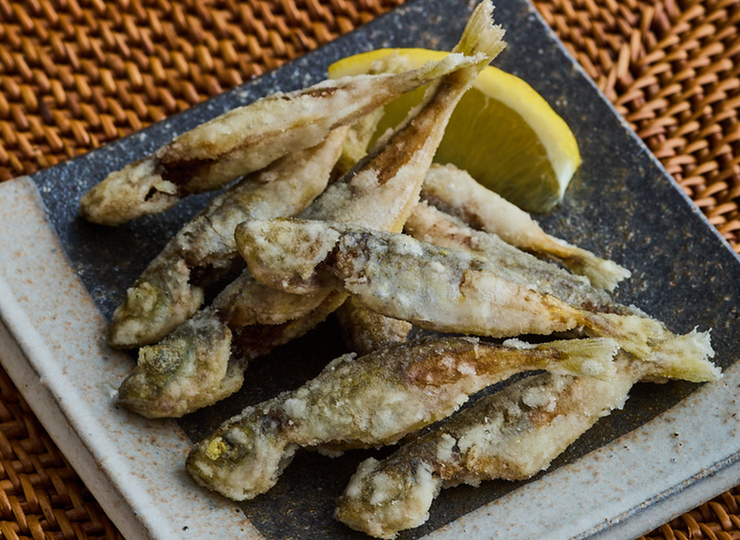 小魚のから揚げ