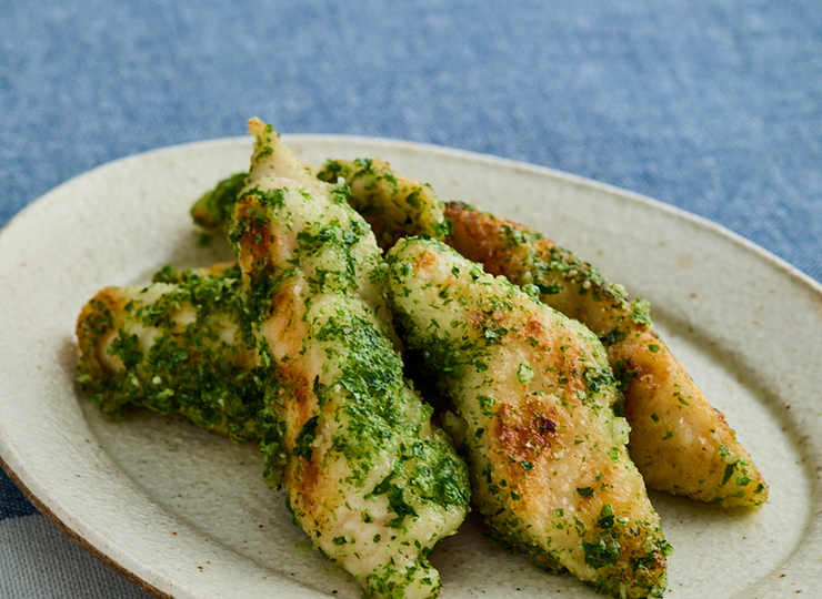 ささみの海苔チーズ揚げ焼き