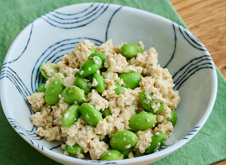 枝豆の白和え