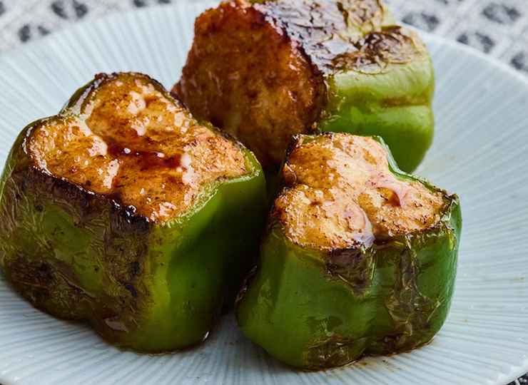 ピーマンのふんわり肉詰め