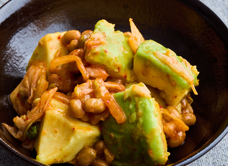 アボカド納豆キムチ