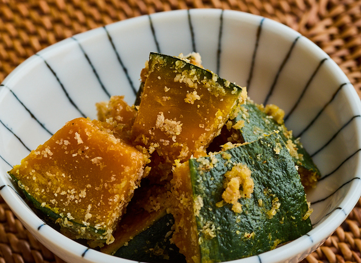 かぼちゃのごまみそあえ