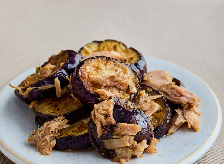 焼きなすとツナのマリネ