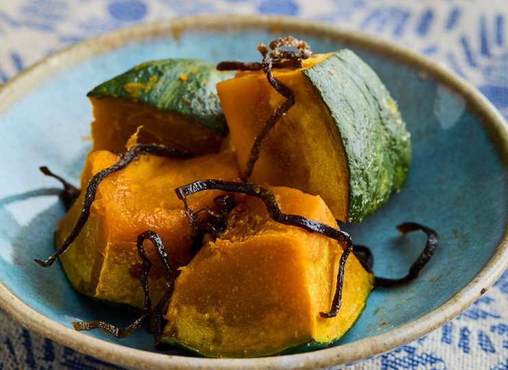 かぼちゃの塩昆布あえ