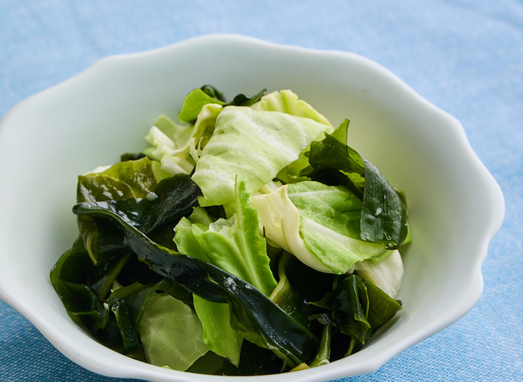 ちぎりキャベツの中華あえ