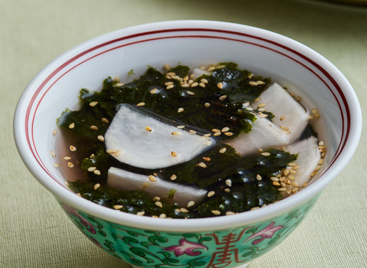 注ぐだけ かぶと海苔の中華スープ