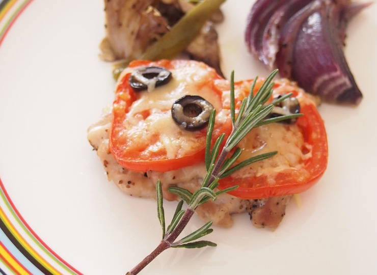 チキンのローズマリー＆チーズ焼き