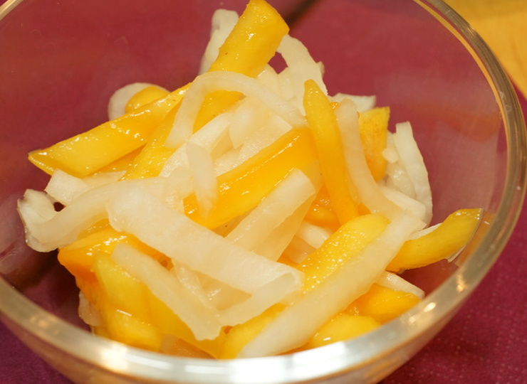 おせちの定番 柿なます