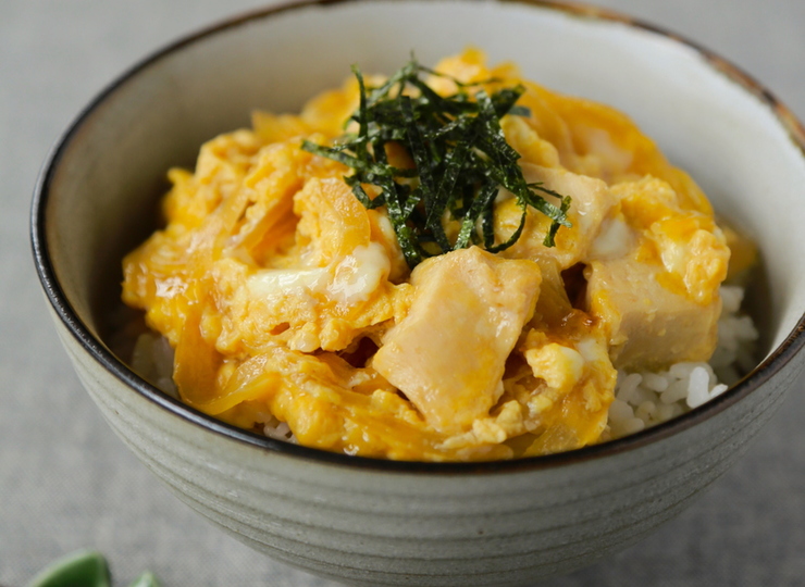 鶏胸肉で作る親子丼