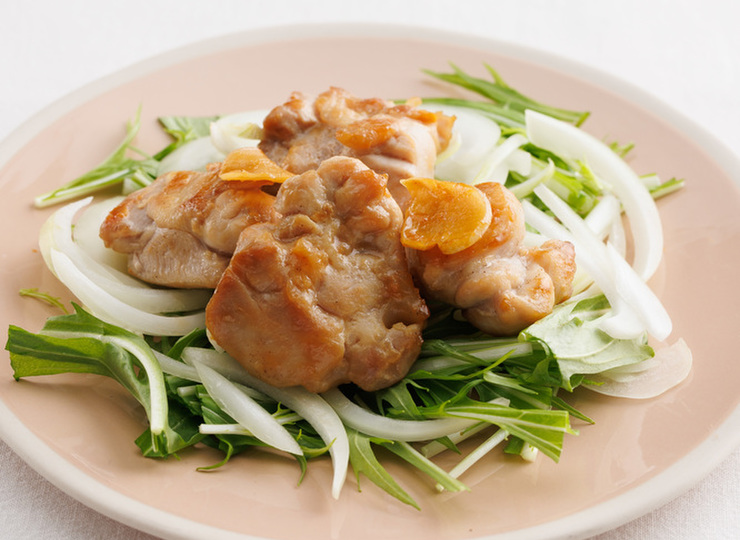 鶏もも肉のにんにくしょうゆ照り焼き