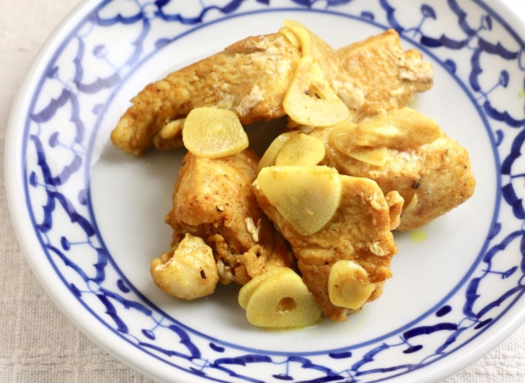 ジューシー 鶏むね肉のカレー粉焼き