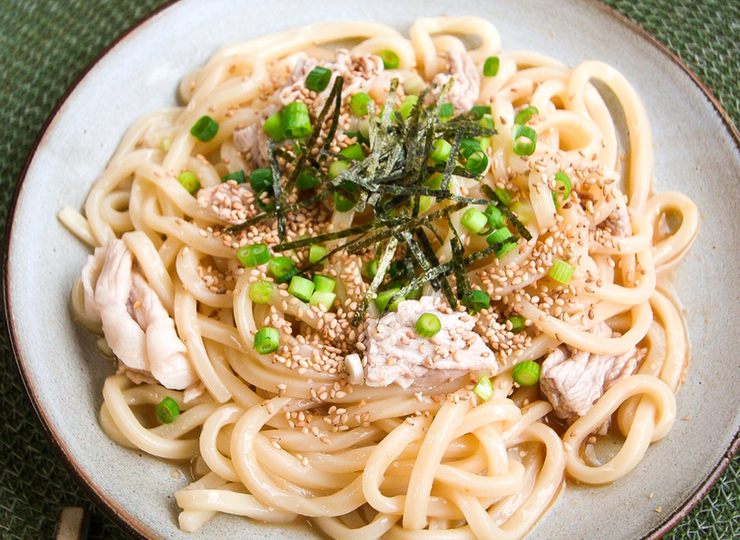 ぶっかけごま味噌だれうどん