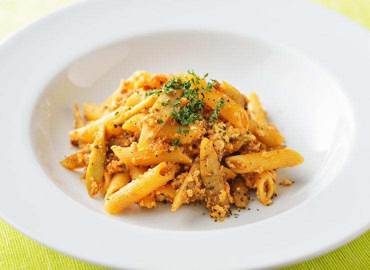 ペンネのボロネーゼ風
