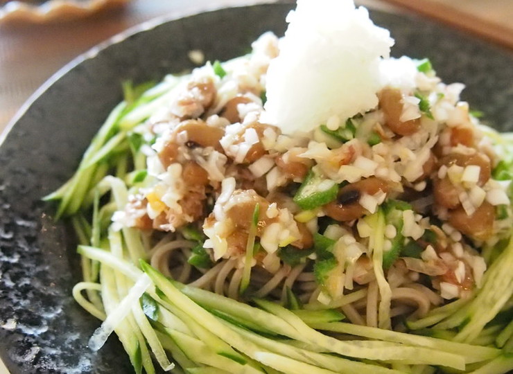 ねばウマ さっぱり納豆そば