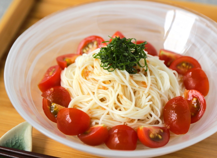 涼やか梅ぶっかけ素麺