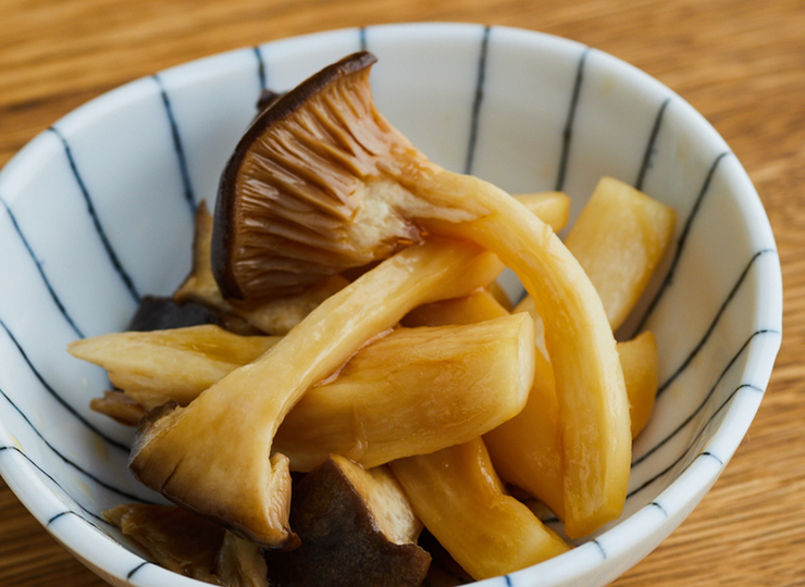 電子レンジで簡単 エリンギのうま煮