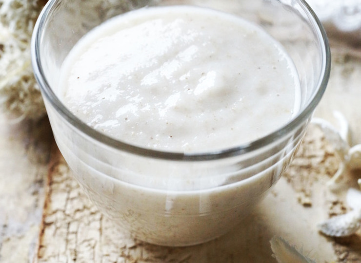 ごまととろろの温スムージー