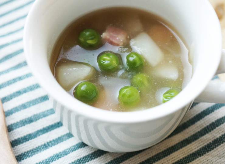 みどりのグリンピーススープ
