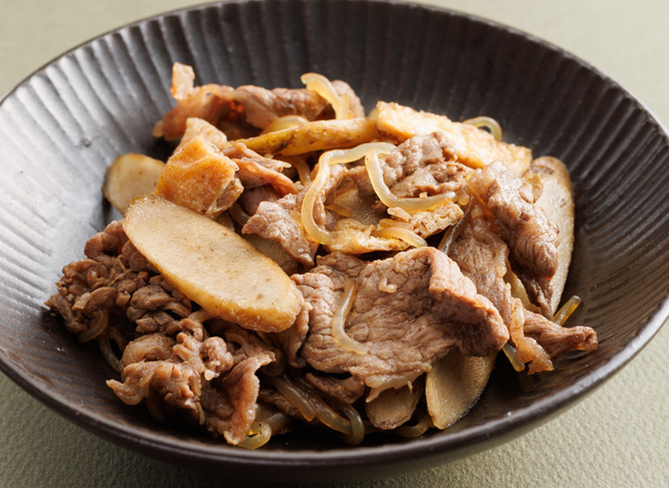 牛肉とごぼうのしぐれ煮
