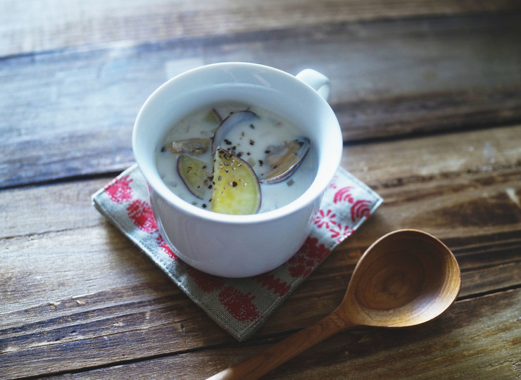 マッシュルームのチャウダー風スープ