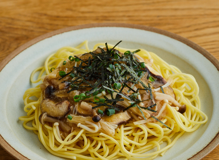 きのこの和風あんかけパスタ